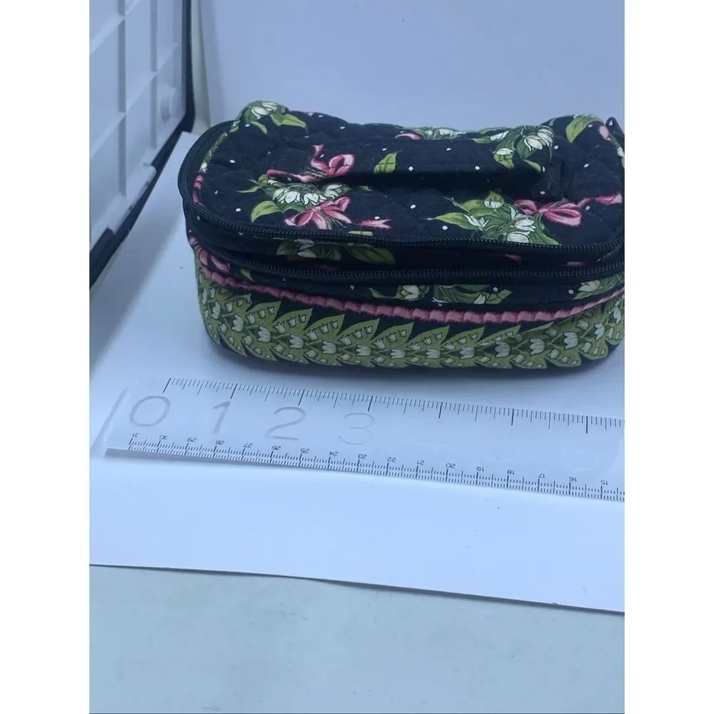Vera Bradley New Hope Jewelry Case Travel Organizer Retired Pink Ribbon Vintage